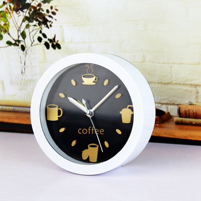 Digital alarm clock coffee cup